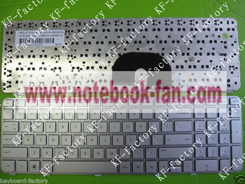 New HP Pavilion DV6-6000 DV6-6100 DV6-6200 US keyboard Silver 64